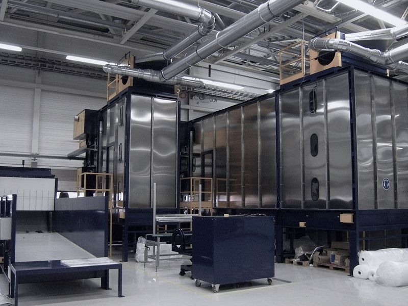 Curing and finishing ovens