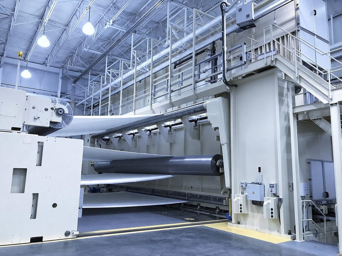 Needle-punch carpet production line