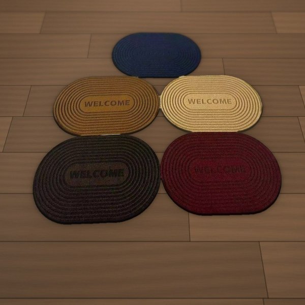 Ovale Welcome-Matten