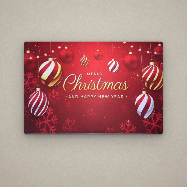Weihnachtskugel-Matte