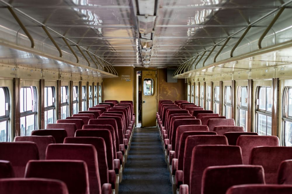 Train carriage interior